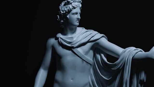 Apollo Belvedere Statue Motion Graphics, 3D Animation.