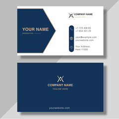 Modern and creative business card template design