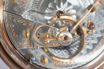 Balance & Regulator Antique Pocket Watch Movement
