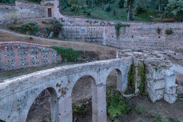 Alhambra de Granada. Palace and fortress of Granada. Ramparts, interiors, buildings, towers,...