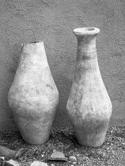 Pottery in Black and White