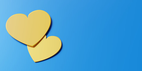 yellow heart background