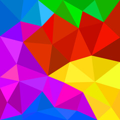 Fototapeta na wymiar Abstract colorful geometric background of triangles. Vector illustrator