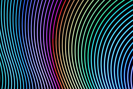 Abstract light lines for background
