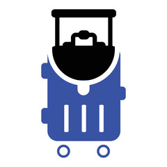 Baggage Icon in Dualtone Style