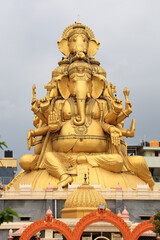 Hindu god Ganesh at Panchamukhi Ganesha Temple near Bangalore, India.