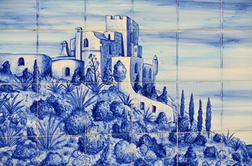 Azulejo en Ferragudo, Algarve, Portugal © BestTravelPhoto