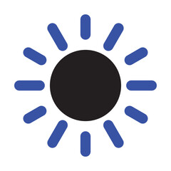 Sunny Day Icon In Dualtone Style