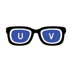 UV protection Icon in Dualtone Style