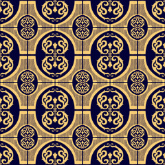 Abstract Floral Damask Seamless Pattern Vector Illustration in classical Style for Fashion Wallpapers Textile Wrapping