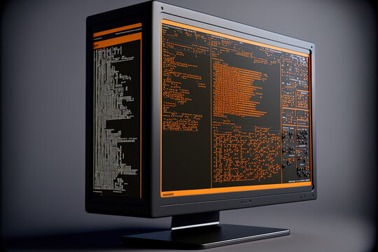 programming software for modern applications on a computer screen. Generative AI