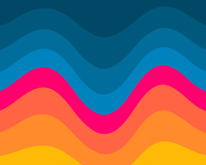 abstract art colorful gradient background waves