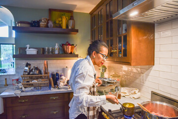 Families Cooking in the Kitchen