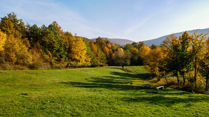 autumn in the mountains