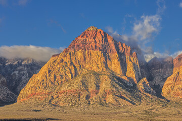 Las Vegas Red Rock Canyon National Conservation Area During Sunrise