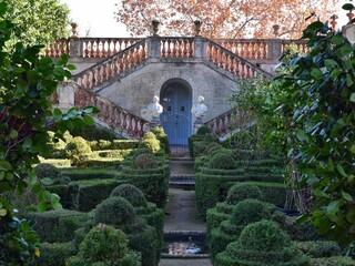 Jardines del laberinto de horta y su bonita arquitectura,Barcelona España 