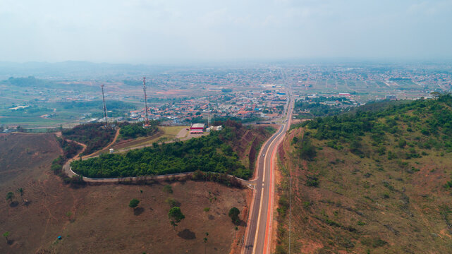 Cana&atilde; dos Caraj&aacute;s aerial view of the city