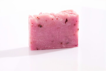 hand made homemade floral soap