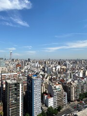 Naklejka premium Aerial view of eclectic style architecture of Buenos Aires, the capital city of Argentina in South America