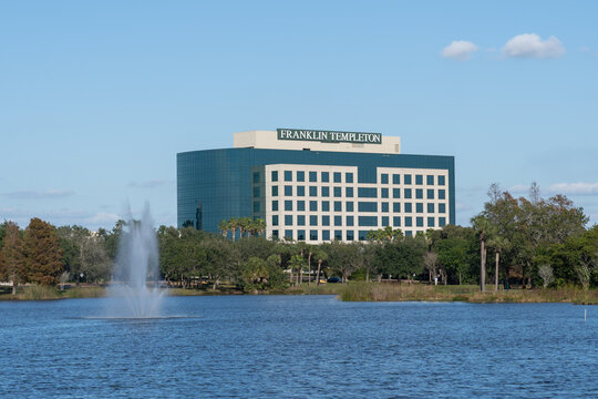 St. Petersburg, FL, USA - January 8, 2022: Franklin Templeton office Building in St. Petersburg, FL, USA. Franklin Resources is an American investment firm.