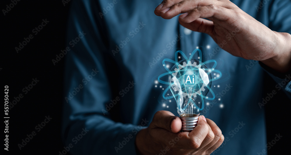 Poster ai. digital transformation technology strategy intelligence internet of business. transformation of 