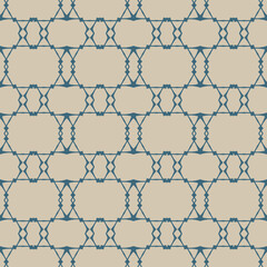 Naklejka premium Geometric pattern. Seamless vector background. Ethnic graphic design.