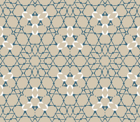 Geometric pattern. Seamless vector background. Ethnic graphic design.