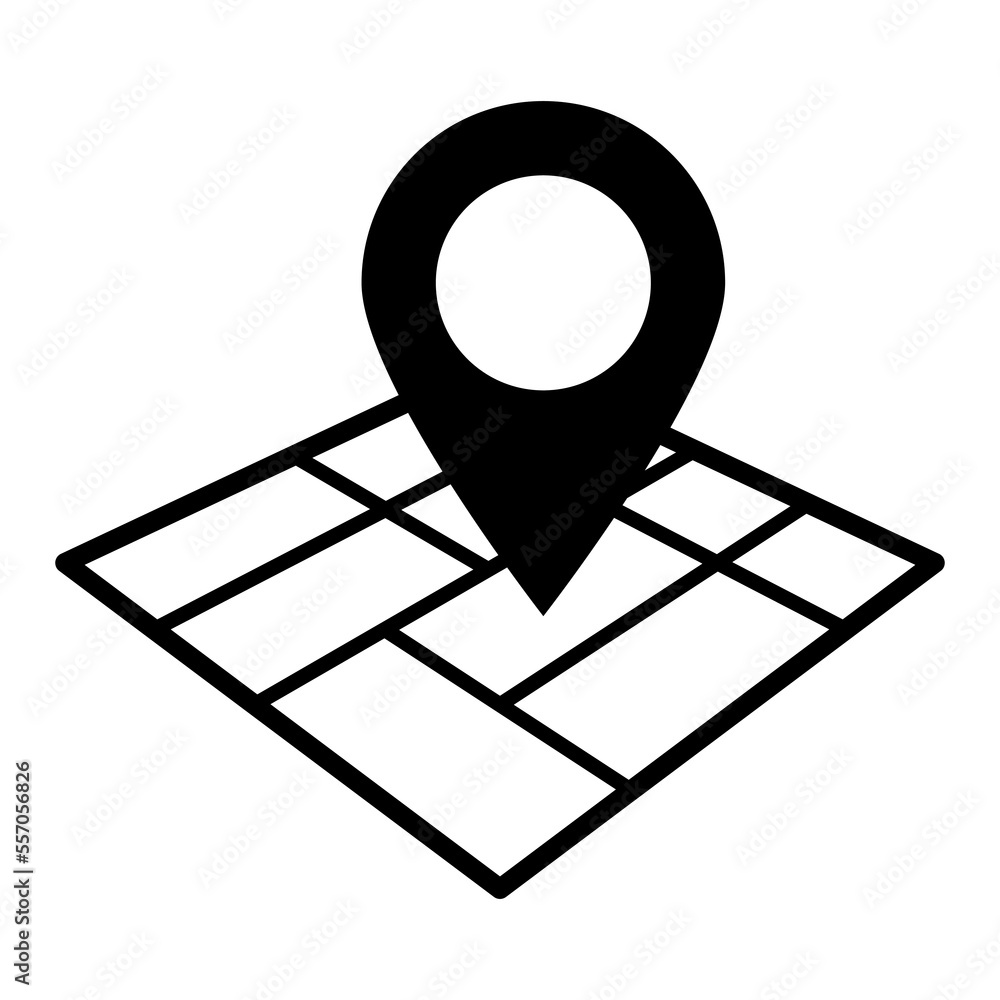 Aufkleber location icon vector. map pin symbol. pointer sign. gps location.