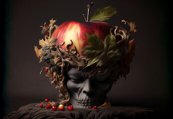 Apple of your temptations. Magical apple, with evil power.