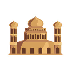 golden arabic palace
