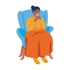 sick person illustration