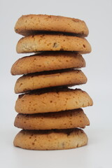 Oatmeal soft chewy fruit cookies, diet, proper nutrition