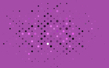 Light Purple vector texture with disks.