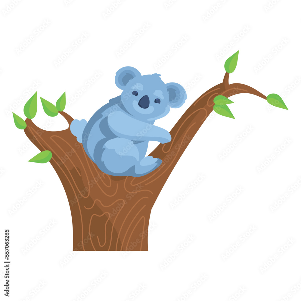 Wall mural cute koala bear