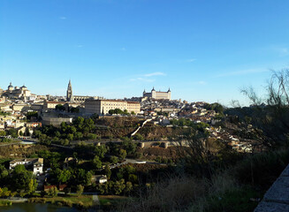 Fototapeta na wymiar view of the city of town in Spain