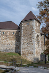 Fototapeta na wymiar medieval castle of ljubljana slovenia