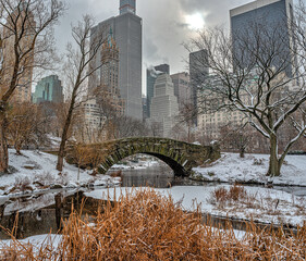 Gapstow Bridge in Central Park