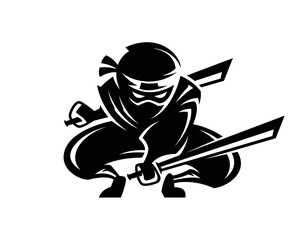 Ninja character logo design © Noctwork