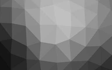 Obraz premium Light Silver, Gray vector polygonal template.