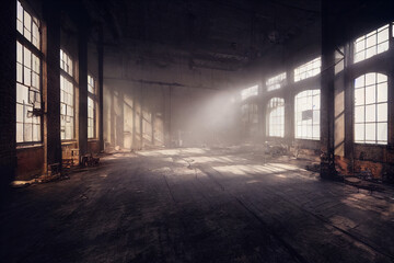 old abandoned factory