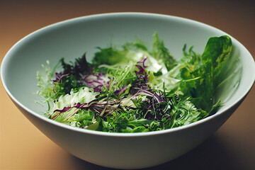 Fototapeta premium bowl of fresh salad