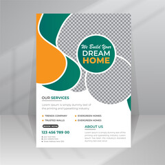Home Development Build Dream House Flyer template