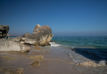 Fototapeta na wymiar Al Fizayah Beach, Sultanate of Oman
