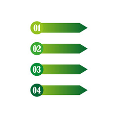 Obraz premium Glossy banners numbers. Brochure icon. Creative banner, label. Vector illustration. stock image.