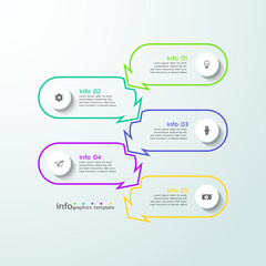 Infographic vector design business template