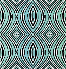 Geometric ethnic oriental seamless pattern traditional Design for background, carpet, wallpaper, clothing, wrapping, Batik, fabric, Vector illustration.embroidery style.