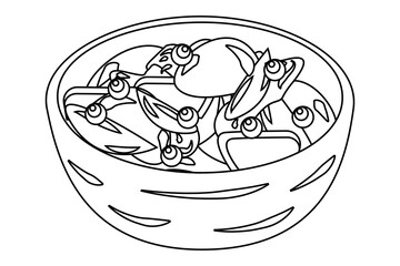 food coloring vector.