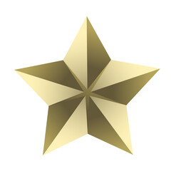 Gold star symbols set ,isolated on white background , illustration 