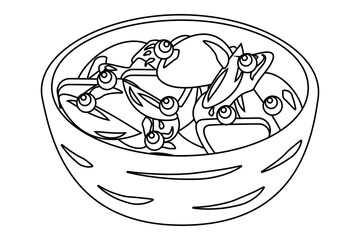 food coloring vector.