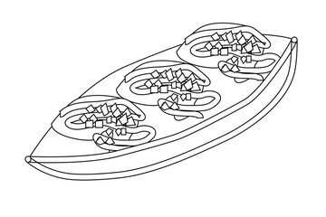 food coloring vector.